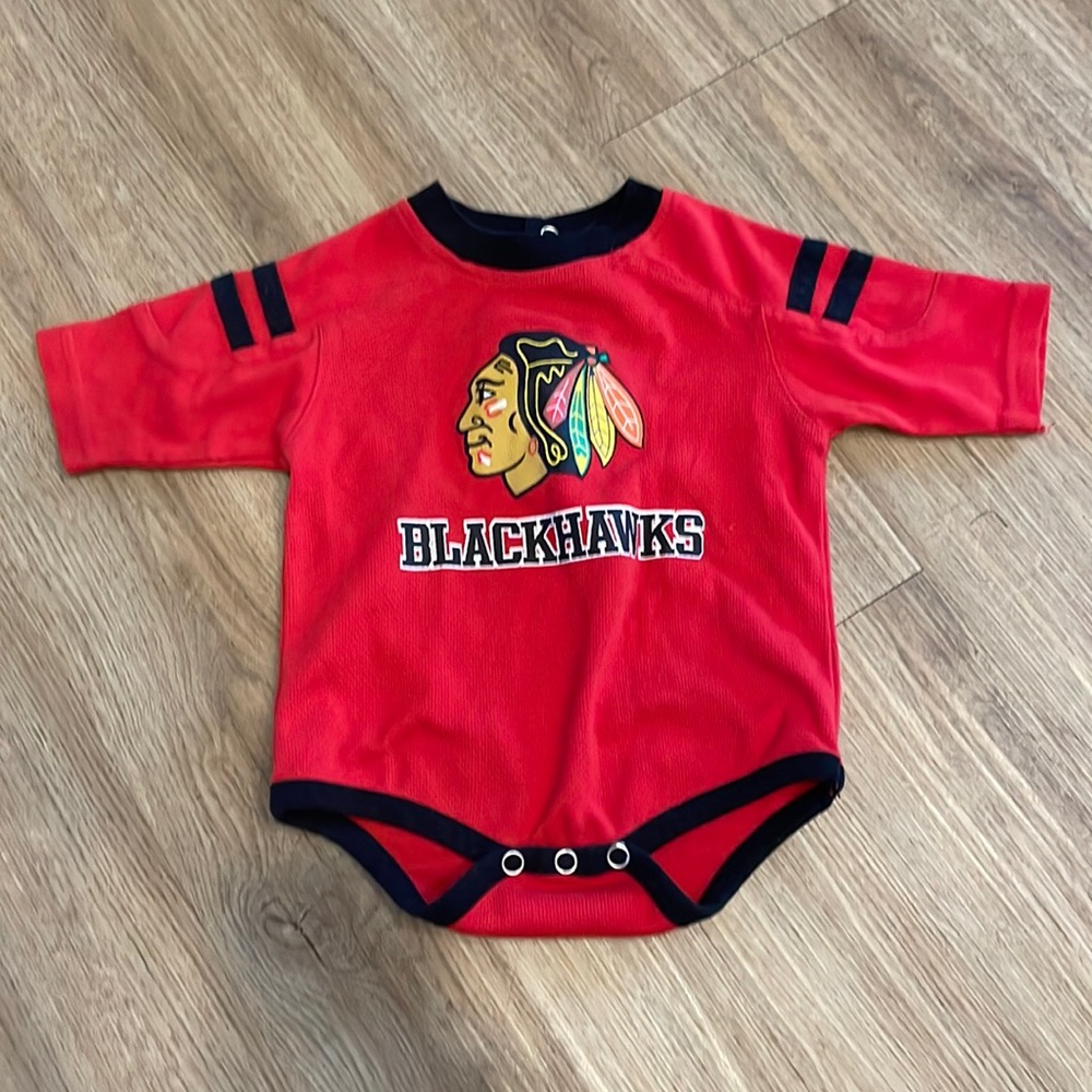 Baby Chicago Blackhawks Onesie